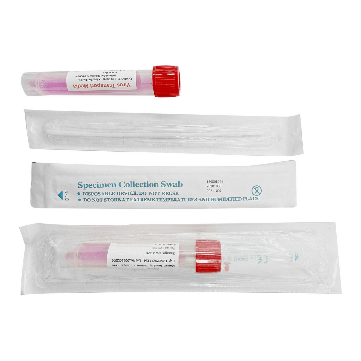 VTP Nasopharyngeal Collection and Transport System Sterile 100/bx (VTP-011P)