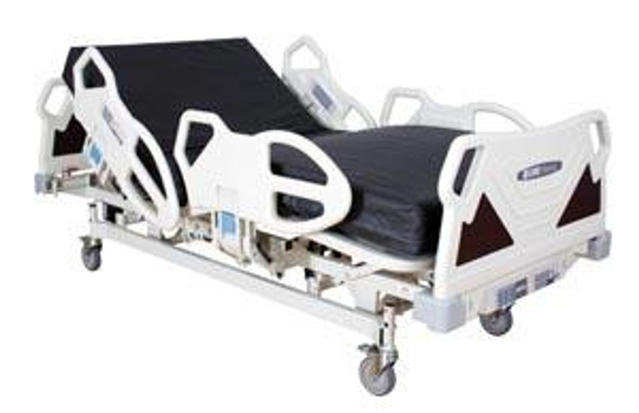 Bed, Dre Premio M3, Hospital, 3 Manual Positions - Up & Down/Back/Leg Section, Low 20in, High 28in, Back Rest 0-70 Degree, Leg 0-45 Degree, 85"(L) X 38"(W) X 20"-28" (H), w/(1) IV Pole (DROP SHIP ONLY) (Freight Terms are Prepaid & Add to Invoice-Contact Vendor for Specifics)