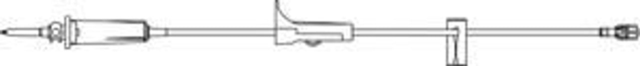 IV Administration Set, 15 drop/ml, 110", 24/cs (Rx) (Continental US+HI Only)