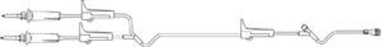 IV Administration Set, 12" Y-Extension Set, 111", 24/cs (Rx) (Continental US+HI Only)
