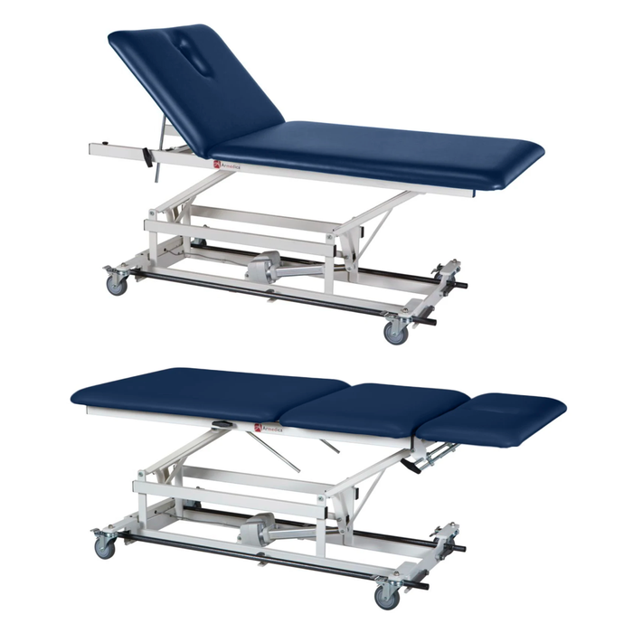 3-Section Bar Activated Table, 300 Series, 27" x 76", Black (DROP SHIP ONLY) (US Only)