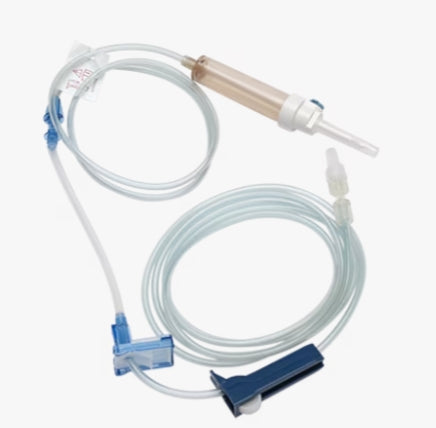 Alaris Pump Module Set, Low Sorbing, Roller Clamp, 2-Piece Male Luer Lock, Not Made w/ DEHP, 20 Drops/L, 113" Length, PV 23 ml, Sterile, 20/cs (Continental US Only) (Drop Ship Requires Pre-Approval)
