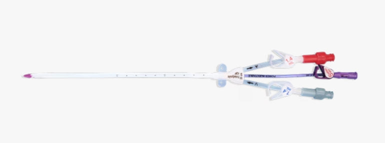 Power-Trialysis Slim-Cath Catheter Tray, 30 cm, Straight Extension Legs, 5/cs (Continental US Only)