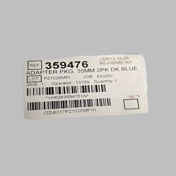 Accessories: Modular Disk Adapter Tube, 35mm, 2/pk (To Be DISCONTINUED)