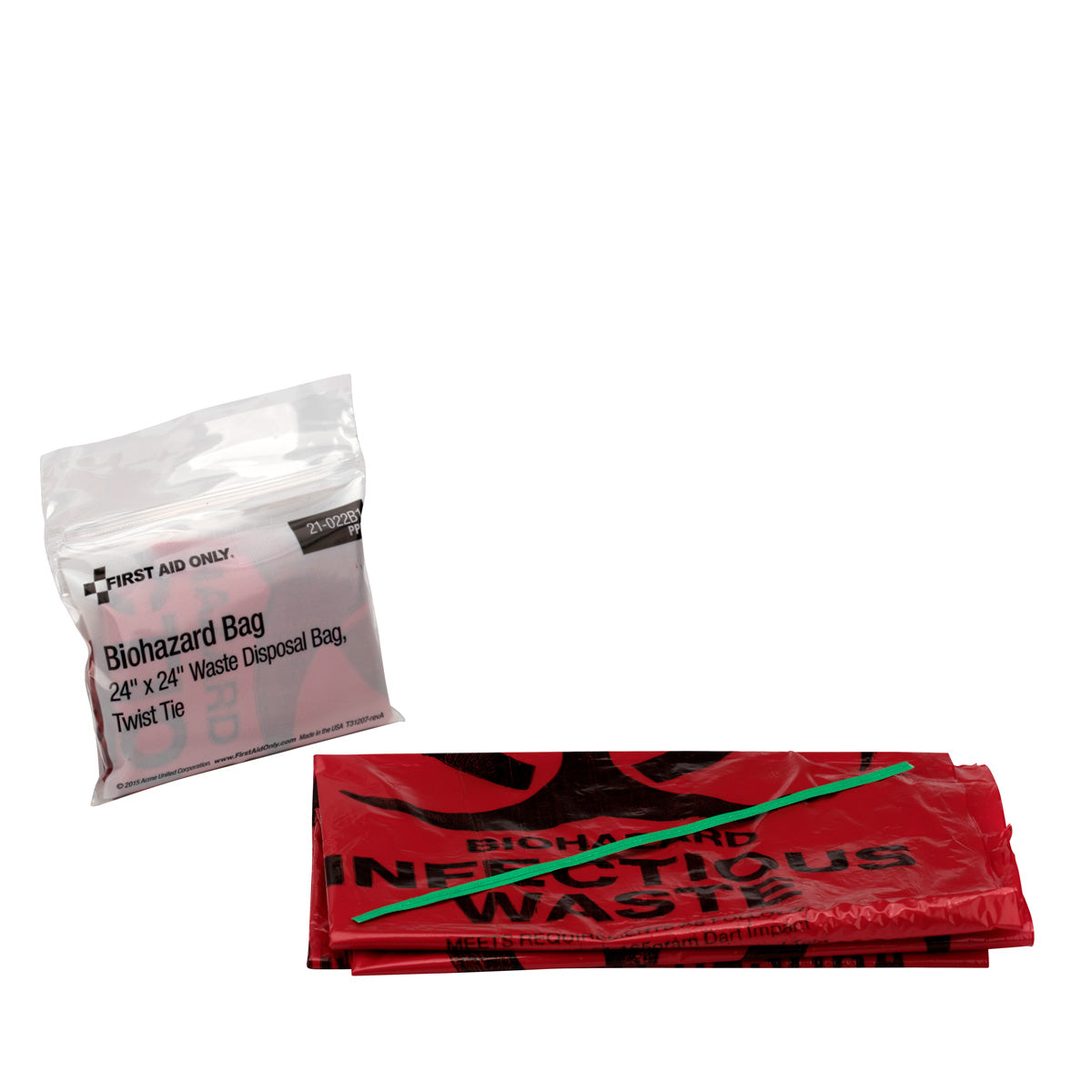 Biohazard bg, w/ Tie, 1/bg