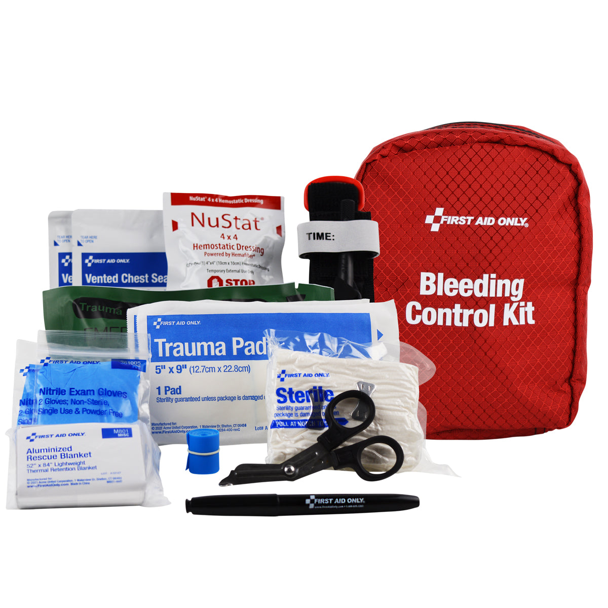 Bleeding Control Kit, Deluxe, Fabric Case (DROP SHIP ONLY - $150 Minimum Order)
