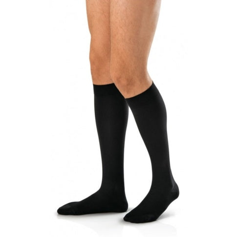 Compression Hose, Knee High, 20-30 mmHG, Closed Toe, Black, Small (Continental US Only)