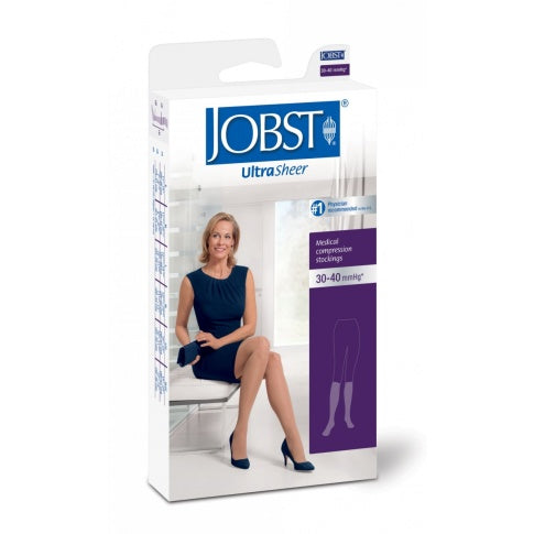 Compression Stocking, Knee High, 30-40 mmHG, Closed Toe, Sun Bronze, Small (Continental US Only)