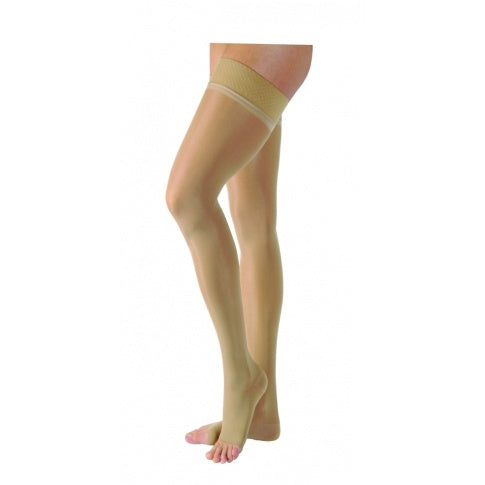 Compression Stocking, Thigh High, 30-40 mmHG, Open Toe, Natural, X-Large (Continental US Only)