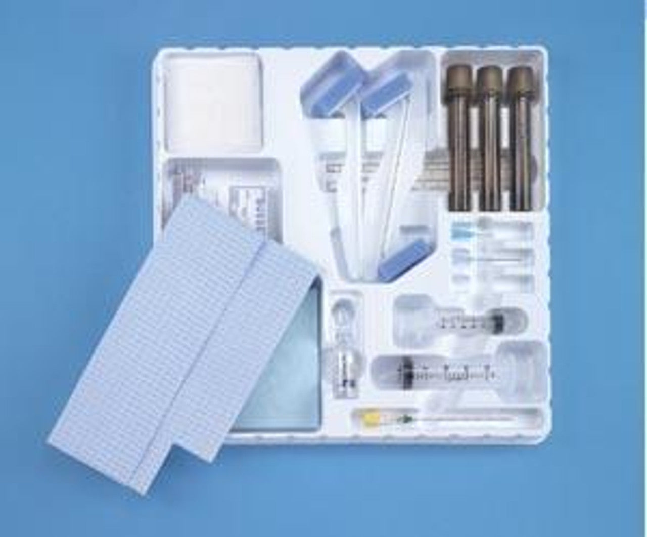 Safety Amniocentesis Tray with BD Ultra-Vue Echogenic Spinal Needle 20G x 3.5", with Lidocaine, 10/cs