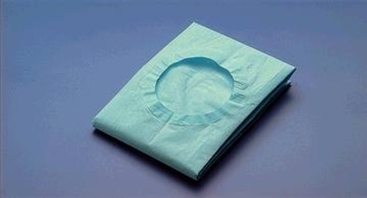 SMS Procedural Drape, 15.5" x 25", Adhesive Strip, Latex-Free (LF), Non-Sterile, Bulk, 500/cs