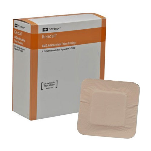 Antimicrobial Foam Dressing, 4" x 4", 10/bx, 5 bx/cs (Continental US Only) (Item on Manufacturer Backorder - Inventory Limited when Available)