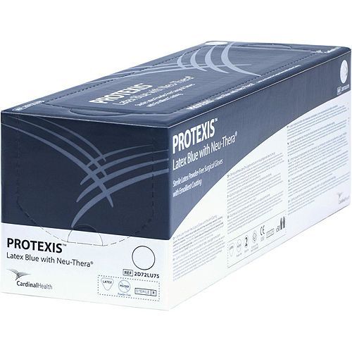 Glove, Surgical, Latex, Blue, Size 5.5, 50 pr/bx, 4 bx/cs (Continental US Only)