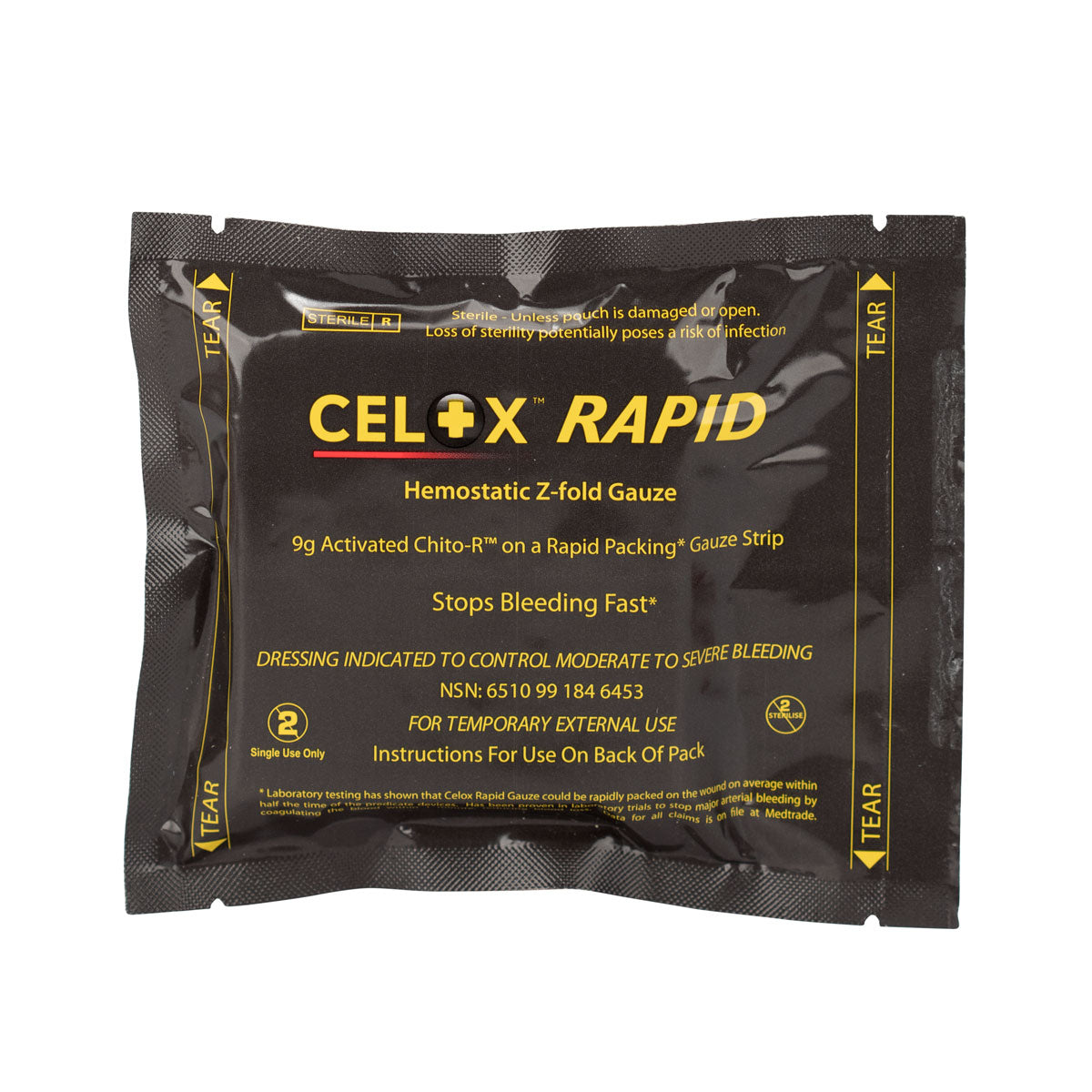 Celox Rapid Z Fold Gauze, 3"x5' (DROP SHIP ONLY - $150 Minimum Order)
