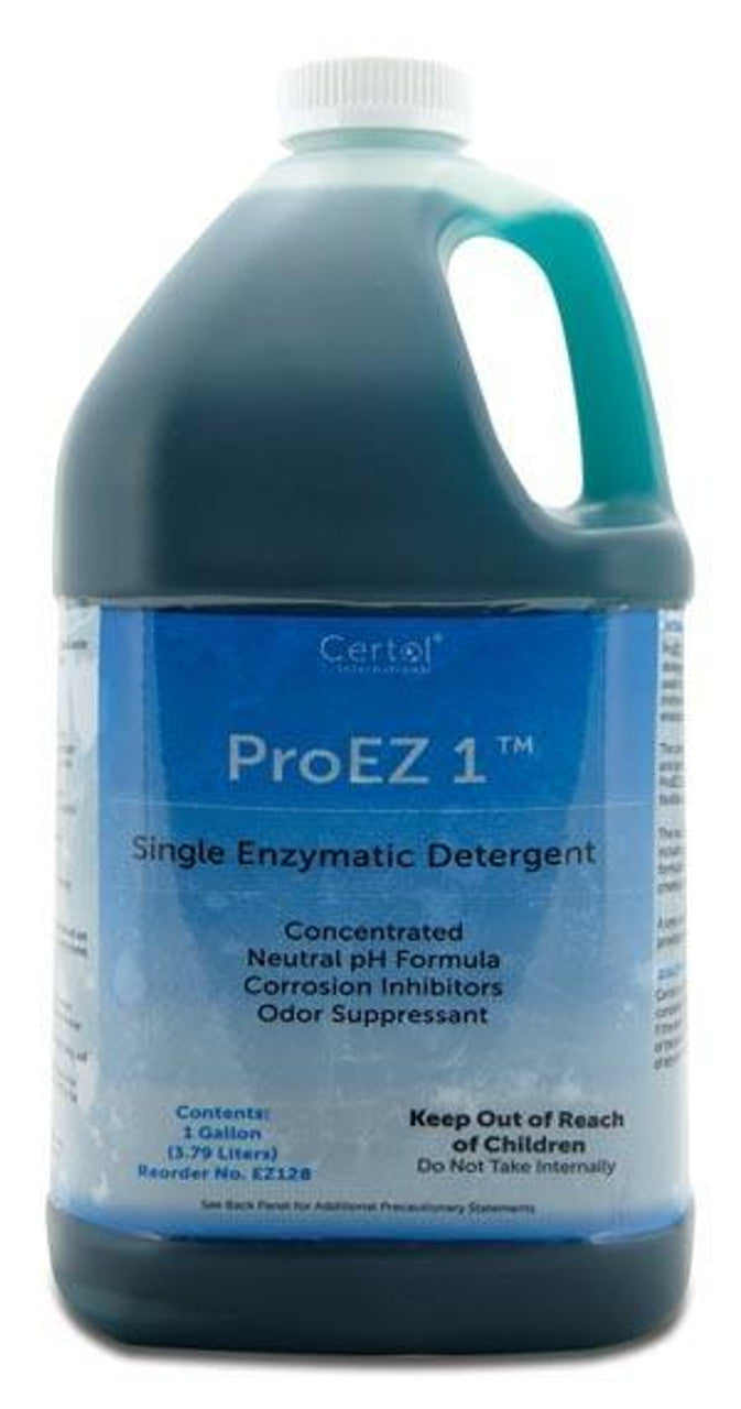 Single Enzymatic Detergent & Ultrasonic Cleaning Detergent, 1 Gallon Re-Order without Pump, 4/cs