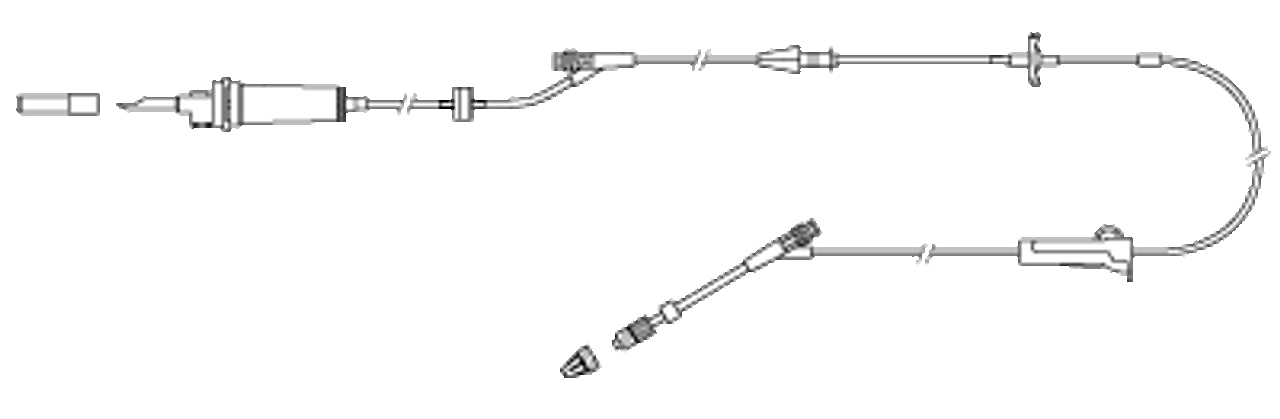 Smallbore Extension Set, Slide Clamp, Spin Male Luer Lock, Not Made with DEHP, 6" Length, 0.3 ml PV, Sterile, 100/cs (Continental US Only) (Drop Ship Requires Pre-Approval)