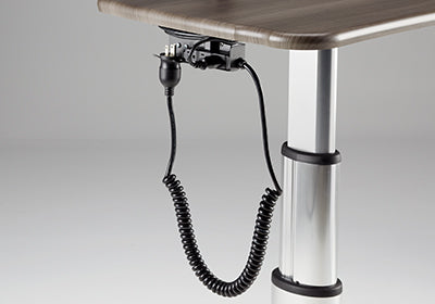 Steel Bracket + MG Coiled Power Cord, RH