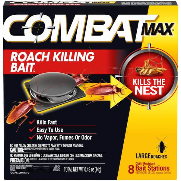 Combat Source Kill Max, Large Roach Bait, 8/pk, 12 pk/cs