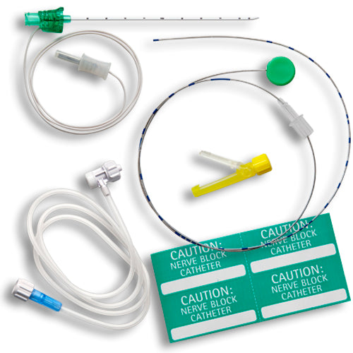 Contiplex Echo Set, Closed-tip Echogenic Catheter with 18G x 4" Insulated Echogenic Tuohy (CNB400TU3EC), 10/cs (Rx) (Continental US+HI Only)