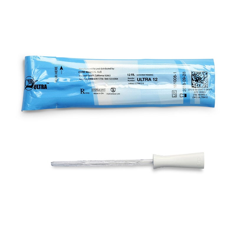 Catheter, Female, Single-Use, 16", Straight Tip, 12FR, Sterile, 30/bx, 10 bx/cs (Continental US Only)