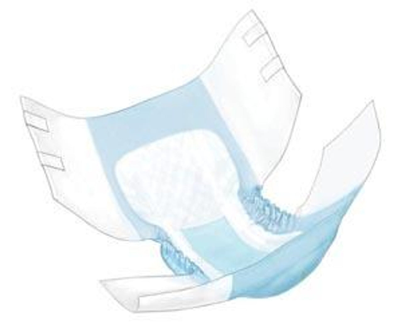 Adult Brief, Quilted, Large, 44"-58", Re, 10/bg, 10 bg/cs (18 cs/plt) (Continental US Only)