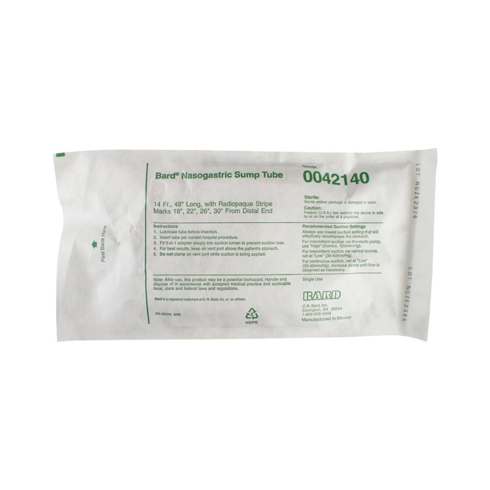 Tube, 14FR, 48", 50/cs (US Only)