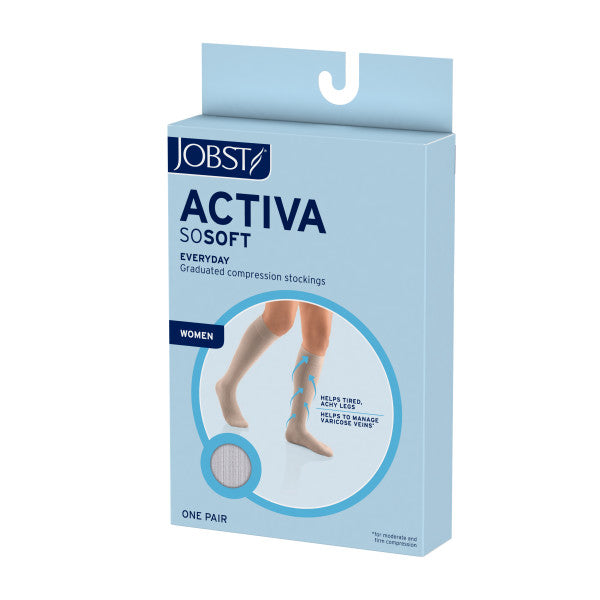 Activa, soSoft, Brocade, 15-20, Knee High, Closed Toe, Sand, X-Large, 1/pr (Contental US Only)