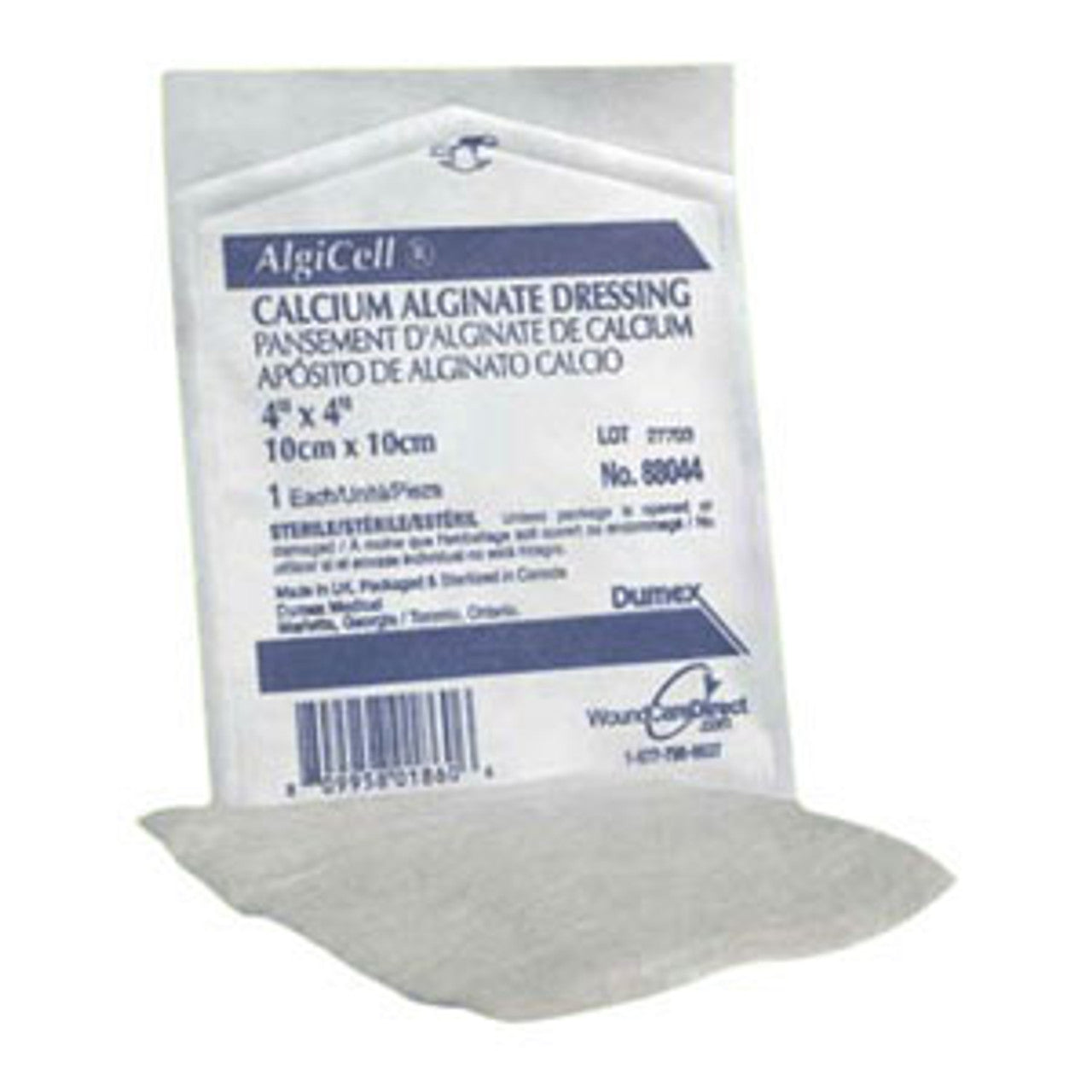 Calcium Alginate Dressing, 4" x 8", Sterile, 10/bx, 4 bx/cs