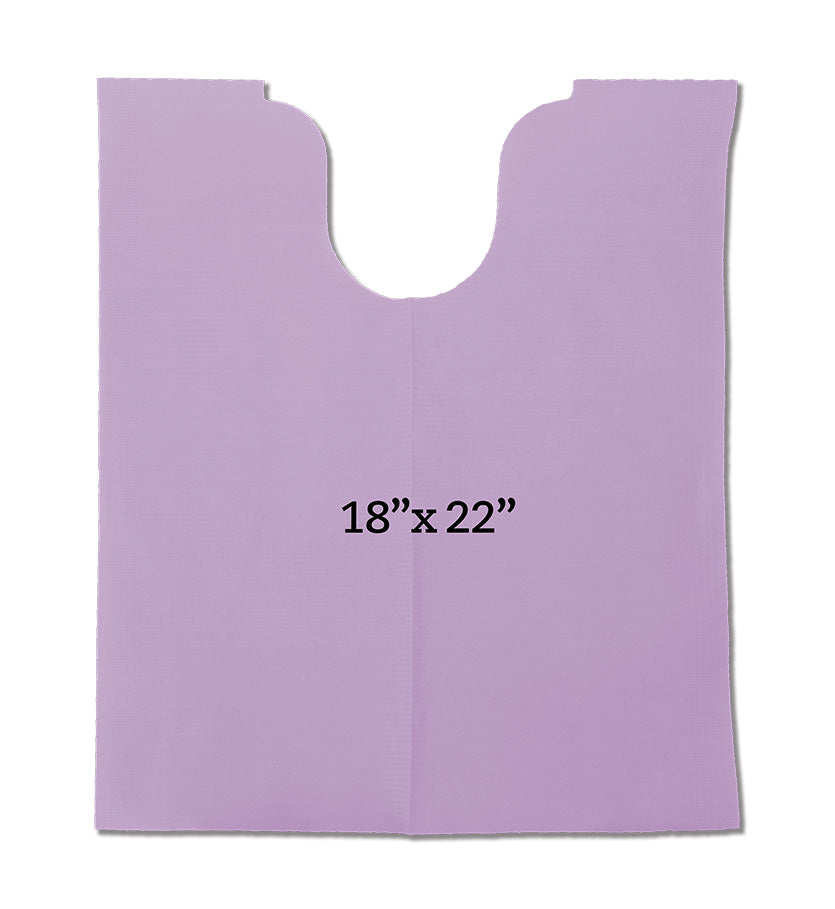 GantGuard Signature Dental Bib, Lavender, 18"X22", 80bibs/rl, 8rl/cs