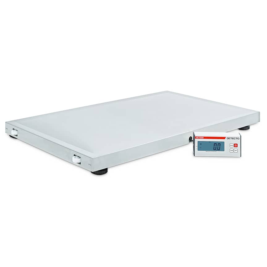 Veterinary Scale, Digital, 500lbsx0.2lb/250kgx0.1kg, Wheels, Handle (DROP SHIP ONLY)