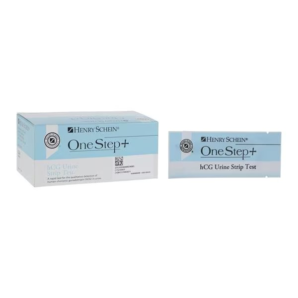 Henry Schein OneStep+ hCG Urine Dipstick Test 25/Bx (4580985009)