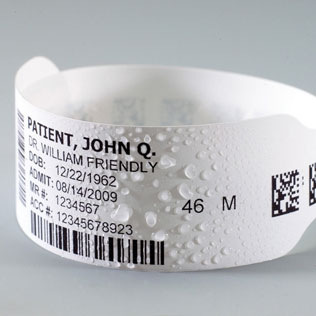 Wristband, Tyvek, 1", Lime Green, 1000/bx