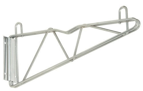 (2) Wall Mount Brackets with (2) 18" Cantilevers, Chrome (DROP SHIP ONLY)