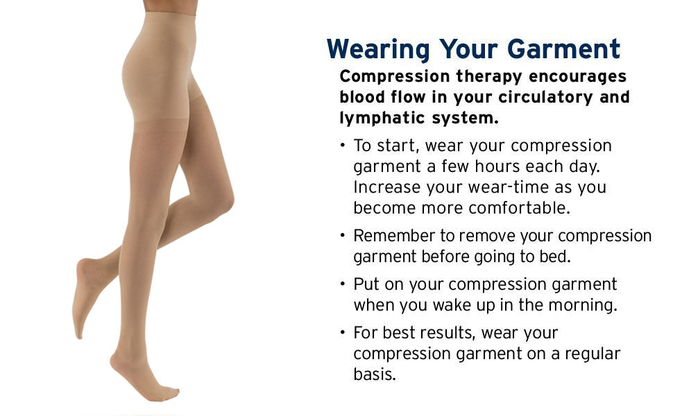 Compression Stocking, Waist High, 20-30 mmHG, Closed Toe, Espresso, Small (Continental US Only)