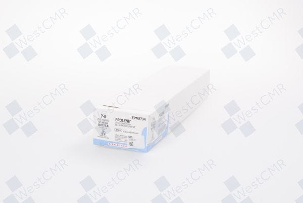 Suture, Blue, Double Armed, 4"x 18", Everpoint Cardiovascular Needle, BV175-6, 1 dz/bx (Continental US Only)