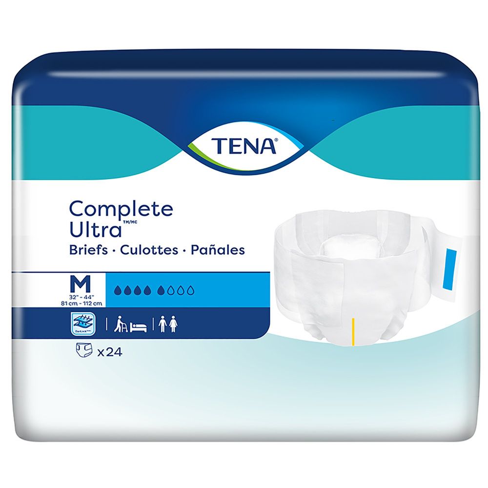 Ultra Brief, Medium, 32" - 44" Hip Size, White, 24/pk, 3 pk/cs (Continental US Only) (Part Number Change Coming Soon)