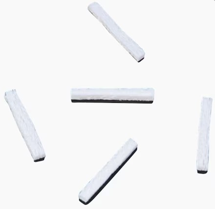 Cellulose Fiber Ear Wick 1/8x1/16” Sterile Not Made With Natural Rubber Latex 5/pk (30-048)