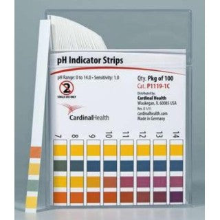 Long Range, 4.5-10, pH Indicator Strip, 3 Test Field, 100/pk (Continental US Only)