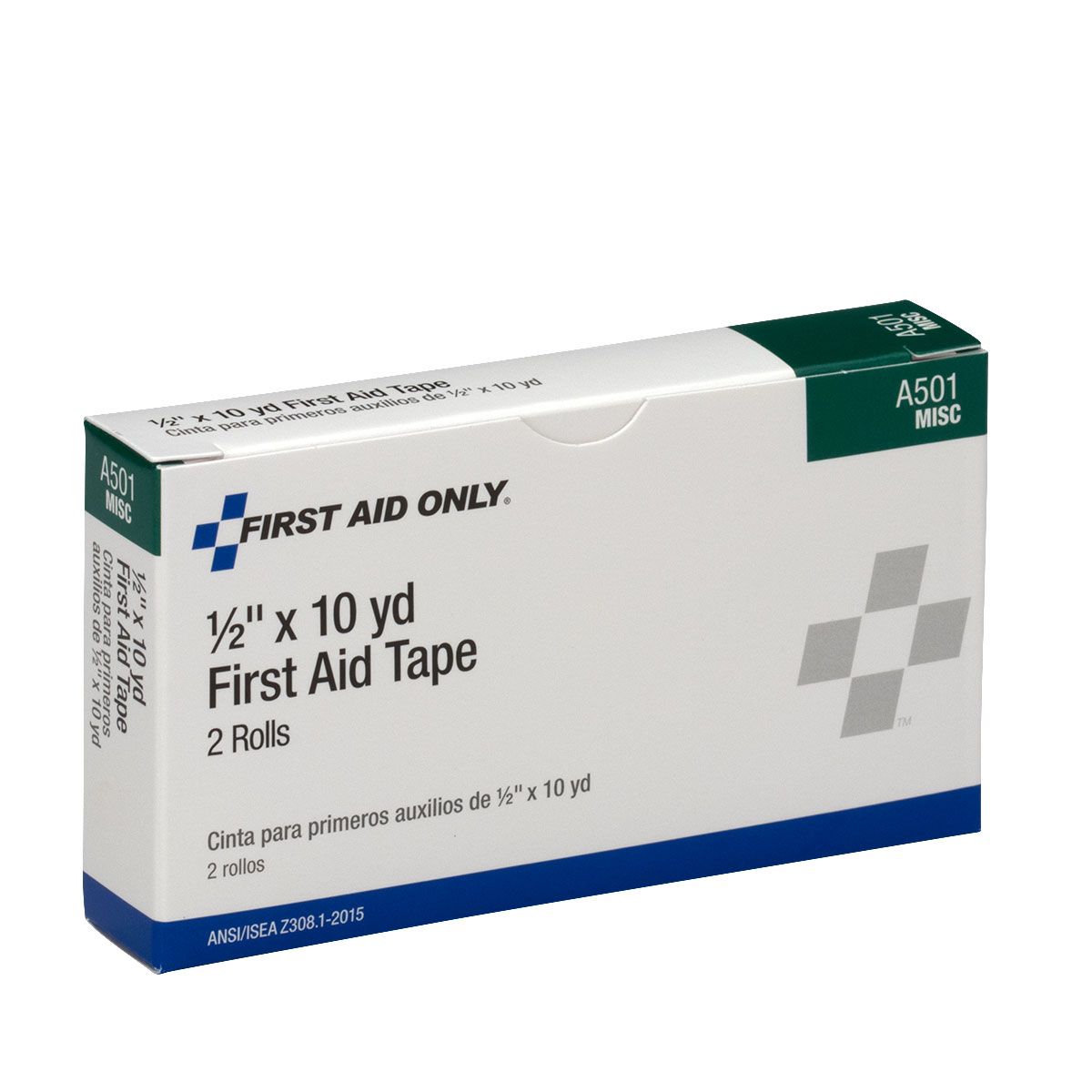 First Aid Tape, 1/2"x10yd, 2/bx (DROP SHIP ONLY - $150 Minimum Order)