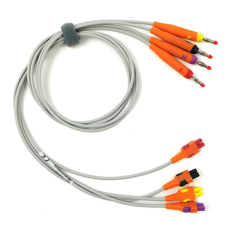 Leadwire Set, 4 Add-On, Banana, AHA-HEIM (Continental US Only)