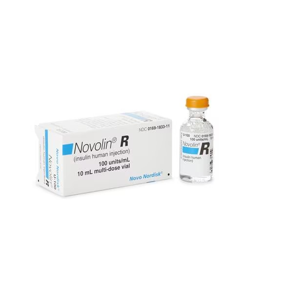 Novolin R Insulin Injection 100u/mL MDV 10mL/Vl (1231539)