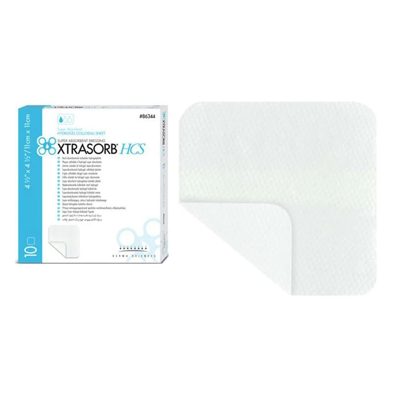 HCS Adhesive Dressing, Sterile, 4.3" x 4.3", 10/bx, 4 bx/cs