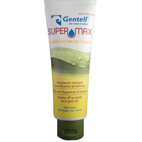 Super Max Barrier Cream, 4oz, Tube, 12/cs