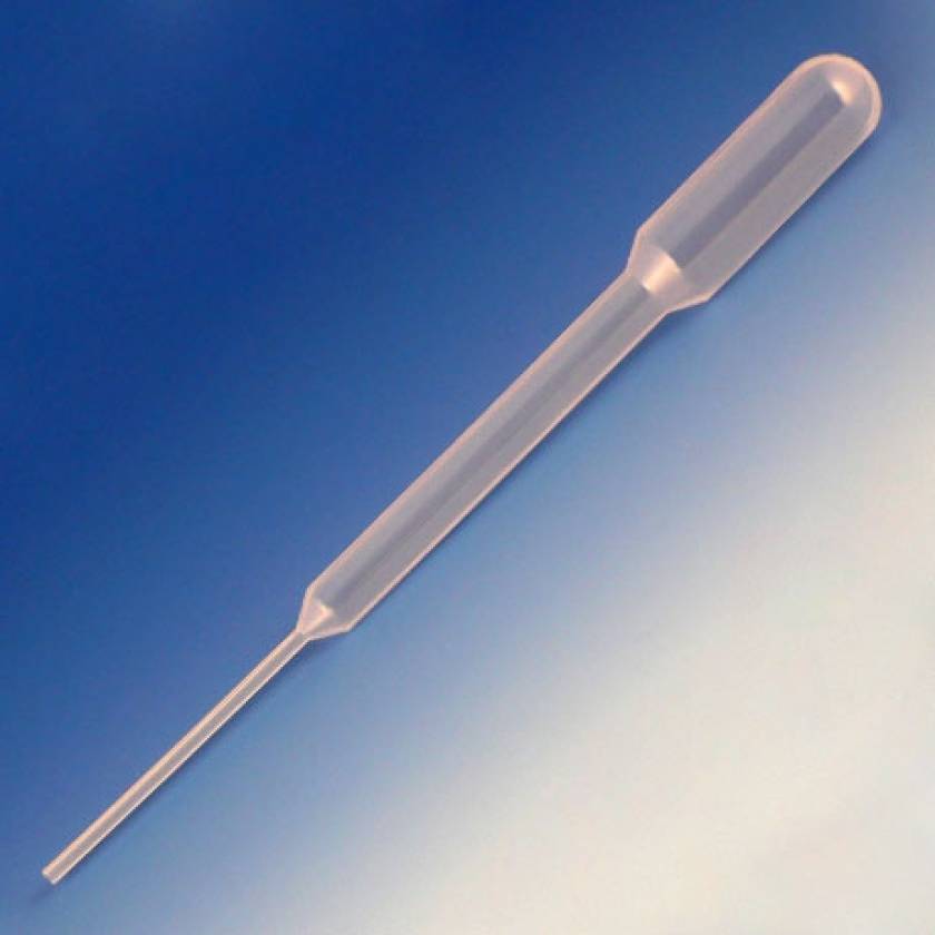 Pipet w/ Narrow Stem, 6.5 mL, Non-Sterile, 500/bx, 10 bx/cs