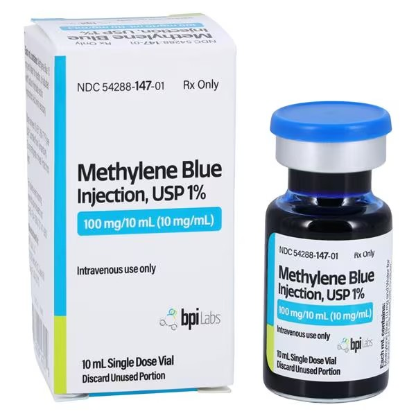 Methylene Blue Injection 1% 10mg/mL SDV 10mL Each (54288014701)