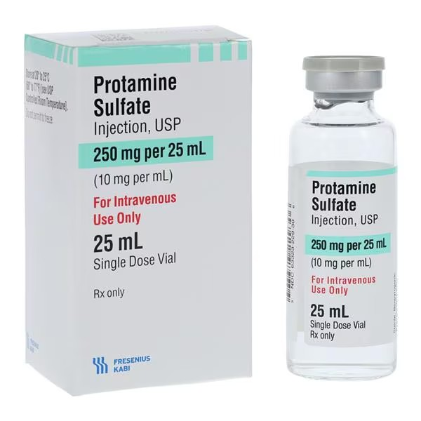 Protamine Sulfate Inj Solution 25mL SDV 10mg Sterile PF Glass Ea (63323022930)