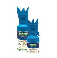 Histofreezer Flex Kit, 50SB, Contains: (1) Canister of Cryogen, (50) Buds, (4) Cone Adapters, (1) Release Clip, (1) Cone Selection Guide, (1) Practice Pad, (1) Instructions for Use, (1) Pre-paid Return Postage Label, for 50 Treatments (US Only) (Item is considered HAZMAT and cannot ship via Air or to AK, GU, HI, MP, PR, VI)
