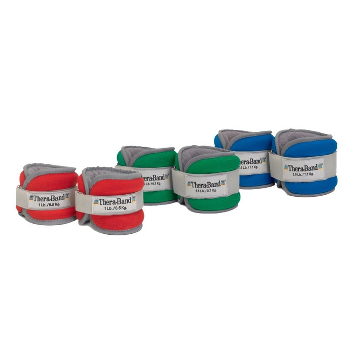 Ankle & Wrist Weight Set, Red, 2 lb Pair (1 lb ea), Retail Packaged, Individually Packed 2 per Container with Safety Instructions, 12 ea/cs (Legacy# 25870) (US Only)