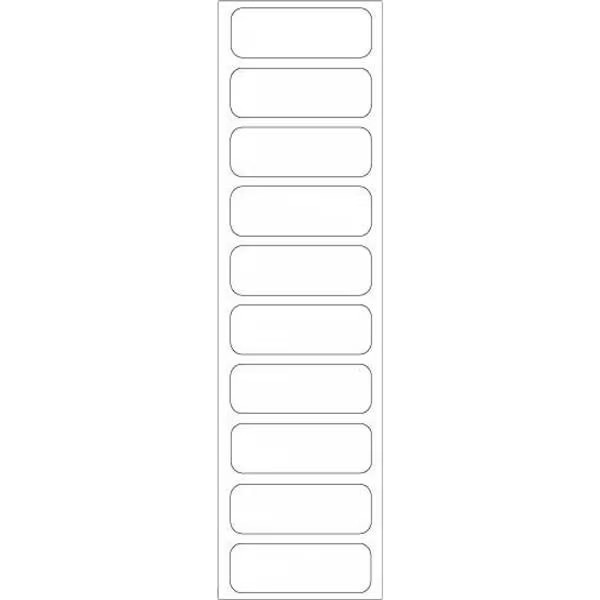 Sterile Label White 1 1/2x1/2" 100/Pk (STER-28)