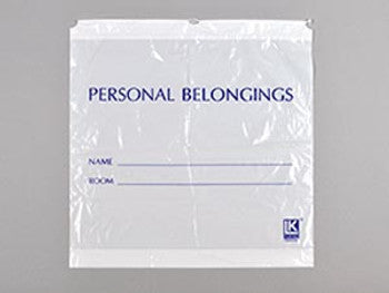 Bag with Drawstring, 20" x 19", Clear/ No Print, 1.75 mil, 3-4 Gal, 25/pk, 10 pk/cs (20 cs minimum)